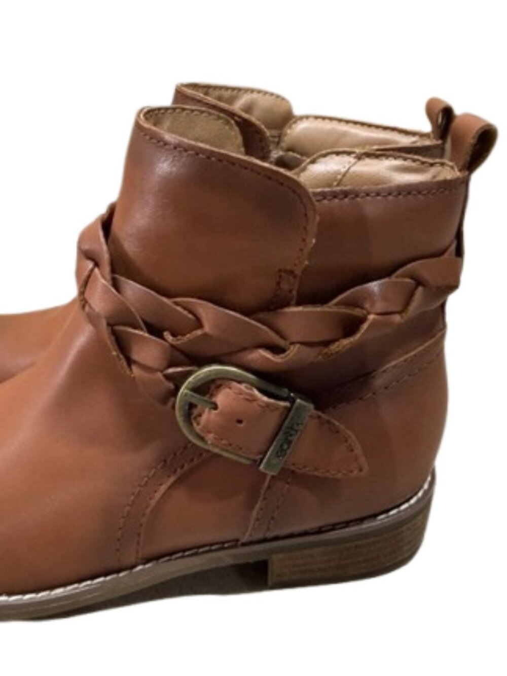 Earth Leather Brown Boots – Women's Size 7 - Picture 6 of 8